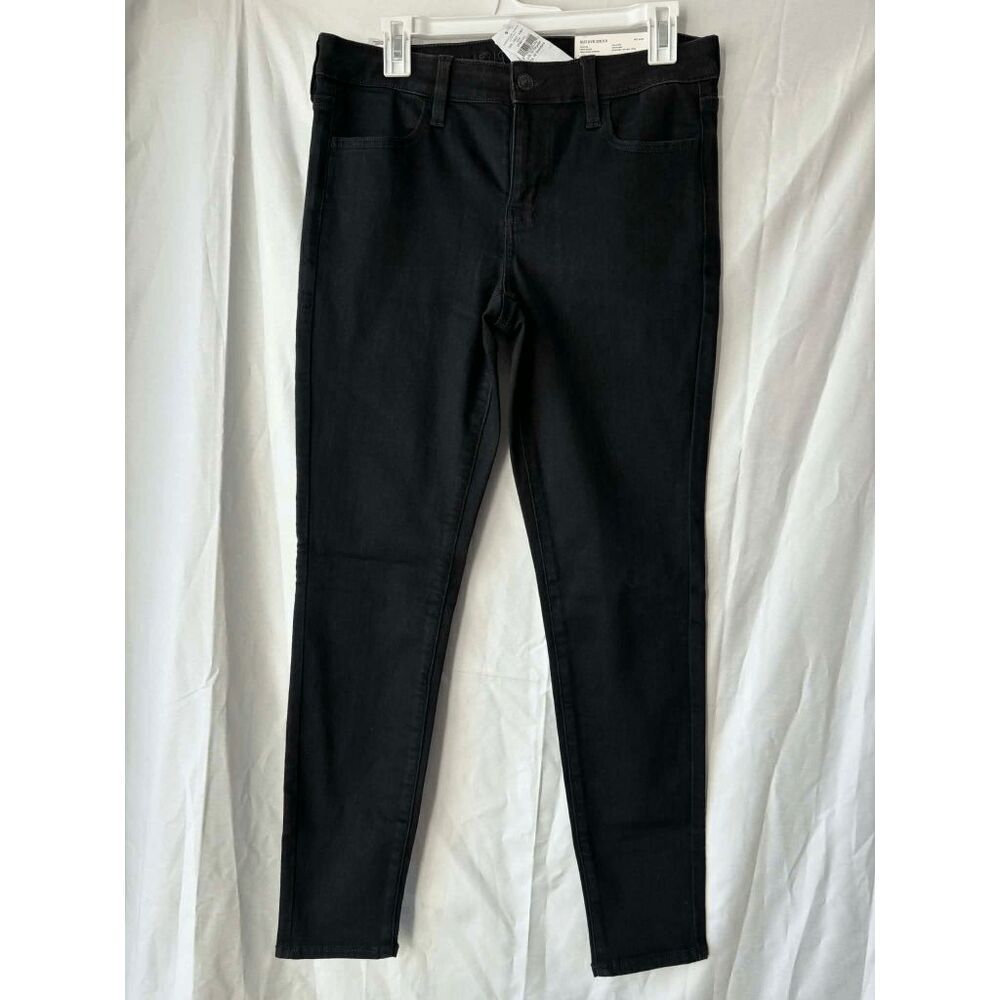 American Eagle Next Level Stretch Jegging in Onyx Black Size 10 Standard